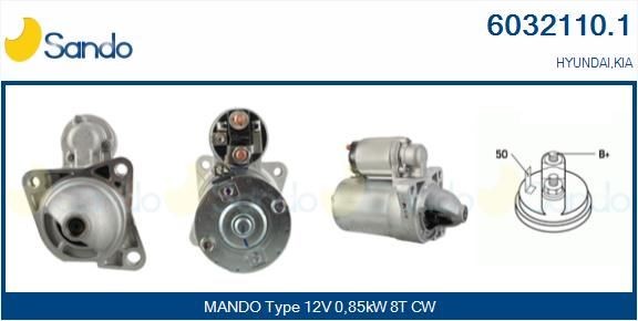 SANDO 6032110.1 Starter motor KB303-18400A