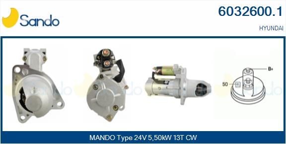 SANDO 6032600.1 Starter motor M3T95082
