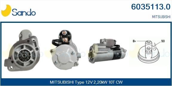 6035113.0 SANDO Anlasser für MITSUBISHI online bestellen