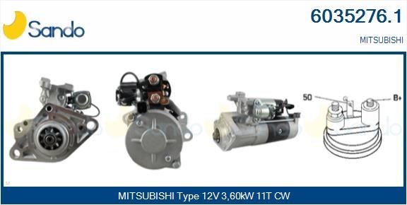 6035276.1 SANDO Anlasser für MITSUBISHI online bestellen