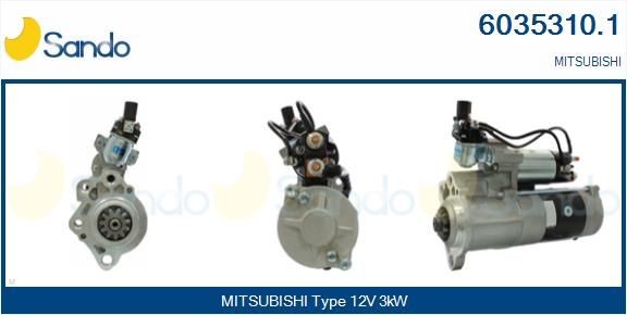 6035310.1 SANDO Anlasser für MITSUBISHI online bestellen