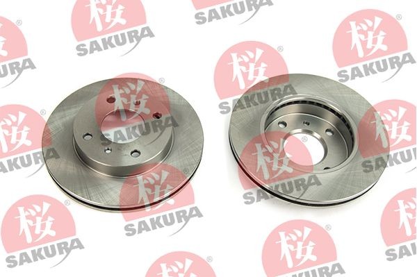 SAKURA 604-10-4080 Brake disc 4020 671 E02