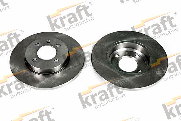 KRAFT 6040060 Brake disc 256, 255,6x12,9mm, 4, solid