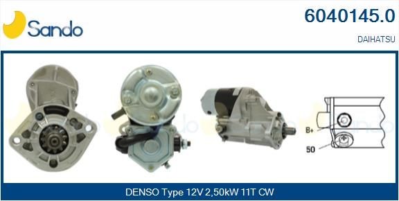 Daihatsu WILDCAT/ROCKY Starter motor SANDO 6040145.0 cheap
