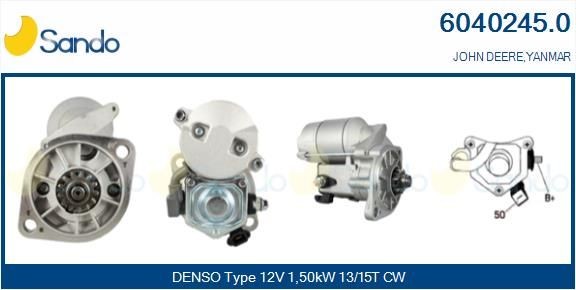 SANDO 6040245.0 Starter motor 12940777010