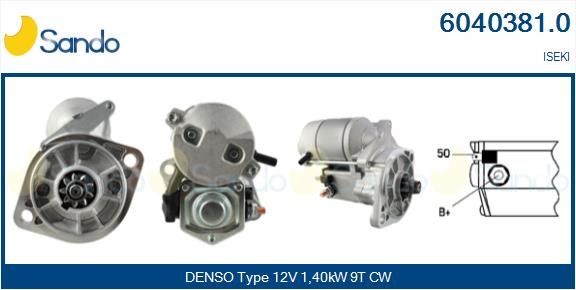 SANDO 6040381.0 Starter motor 894170-2050