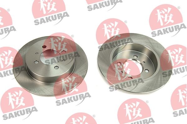 Buy Brake disc SAKURA 605-10-4080 - Tuning parts NISSAN 100 NX online