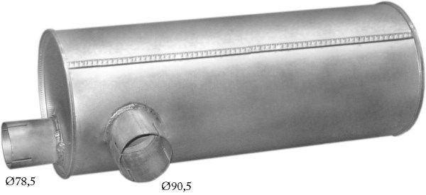 POLMO 61.08 Endschalldämpfer für DAF 45 LKW in Original Qualität
