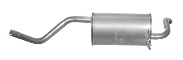 61.17.27 IMASAF Exhaust muffler RENAULT Rear, Length: 1060mm