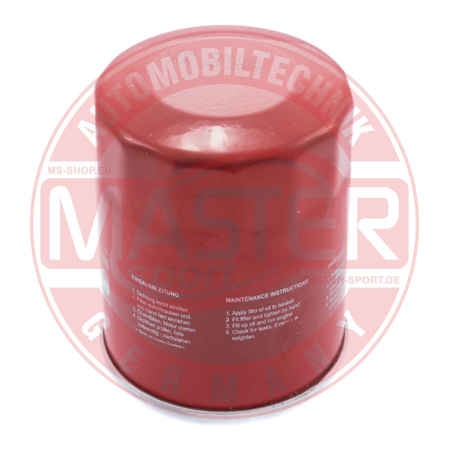 MASTER-SPORT 610/4-OF-PCS-MS Oil filter 3/4-16 UNF, with one anti-return valve, Filter Insert