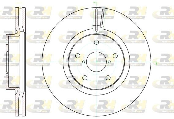 ROADHOUSE 61041.10 Brake disc Front Axle, 315,5, 316x30mm, 5, Vented