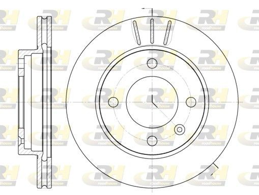 ROADHOUSE Disc brake set rear and front Ford Fiesta Mk1 new 6106.10
