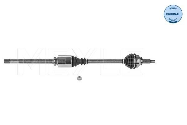 MEYLE 614 498 0036 Drive shaft Front Axle Right, 1020mm, Ø: 29mm, ORIGINAL Quality