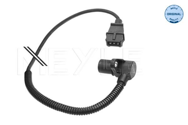 Crank position sensor MEYLE 3-pin connector, Inductive Sensor, with seal ring, with protection hose, ORIGINAL Quality - 614 899 0035