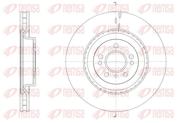 Mercedes T1 Bus Disc brakes 10038194 REMSA 61634.10 online buy
