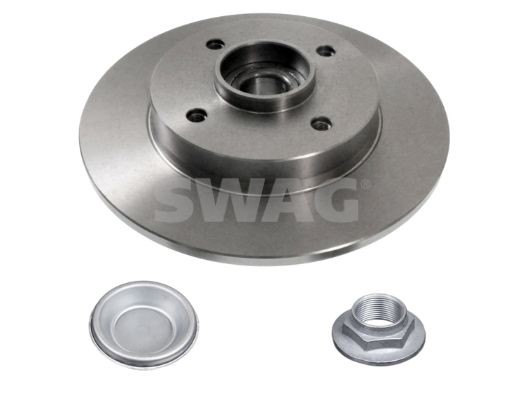 SWAG Rear Axle, 248,4x9mm, 4x108, solid, Oiled Ø: 248,4mm, Rim: 4-Hole, Brake Disc Thickness: 9mm Brake rotor 62 93 2782 buy