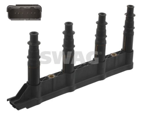 SWAG 62 93 6430 Ignition coil Number of connectors: 6, 4 Spark