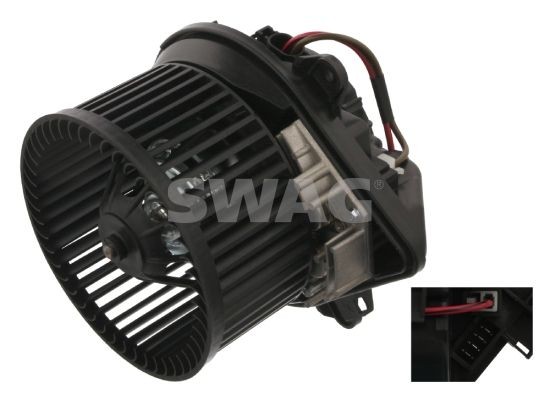 SWAG for left-hand drive vehicles, with electric motor Number of connectors: 4 Blower motor 62 93 6811 buy