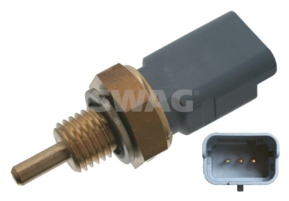 SWAG 62 93 7171 Sensor, coolant temperature blue, with seal ring