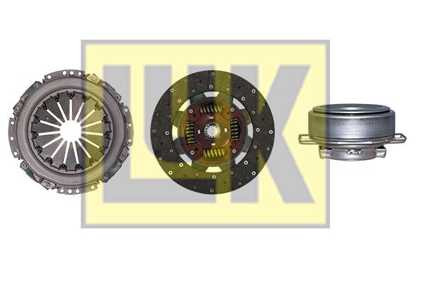 LuK BR 0222 with clutch release bearing, with clutch disc, 280mm Ø: 280mm Clutch replacement kit 628 3319 00 buy