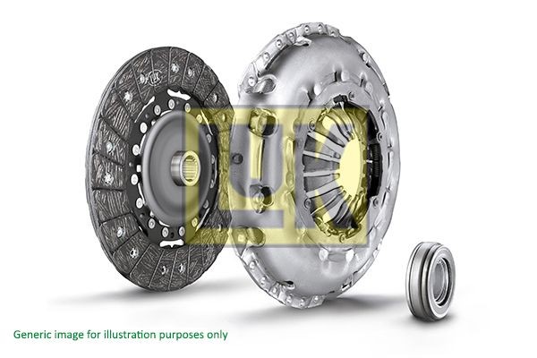 LuK BR 0222 631 3174 00 Clutch kit for engines with dual-mass flywheel, with clutch release bearing, with clutch disc, Check and replace dual-mass flywheel if necessary., 310mm