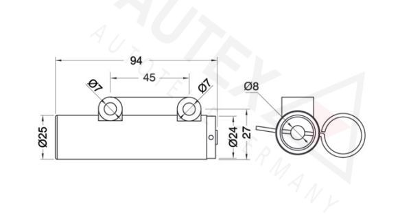 AUTEX Vibration Damper, timing belt 631274 for AUDI A4, A6, A8