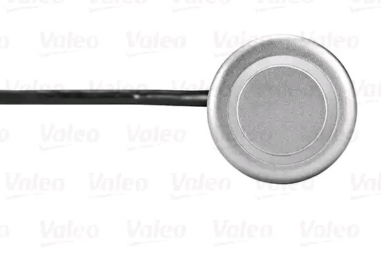 632207 VALEO Parking sensor PORSCHE grey, silver, Ultrasonic Sensor
