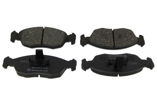 MAPCO 6371/1 Brake pad set Front Axle, not prepared for wear indicator