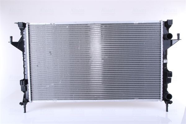 NISSENS 637666 Radiateur Aluminium, 680 x 398 x 40 mm, Koelribben gesoldeerd