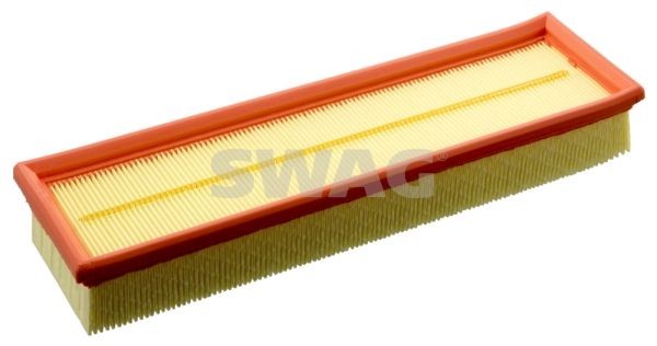 SWAG 49mm, 93mm, 333mm, Filter Insert Length: 333mm, Width: 93mm, Height: 49mm Engine air filter 64 10 0464 buy