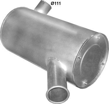 POLMO Rear Muffler, for vehicles without catalytic convertor Muffler 64.01 buy