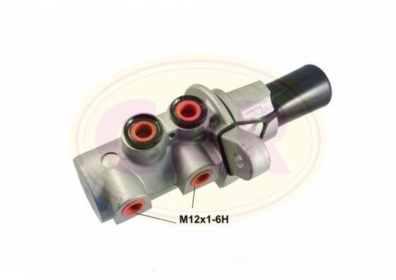 6400 CAR Brake master cylinder FORD without brake fluid reservoir, NUOVA TECNODELTA, Aluminium, 2xM12x1-6H, for vehicles with ABS