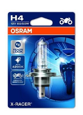 H4 OSRAM X-RACER H4 12V 60/55W P43t, 4200K, Halogen High beam bulb 64193XR-01B buy