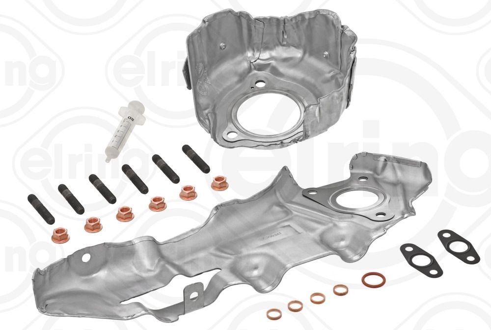 ELRING 642.470 Mounting kit, exhaust system NISSAN X-TRAIL 2007 in original quality