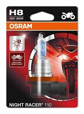 OSRAM NIGHT RACER 110 64212NR1-01B Bulb, spotlight H8 12V 35W PGJ19-1, 3900K, Halogen