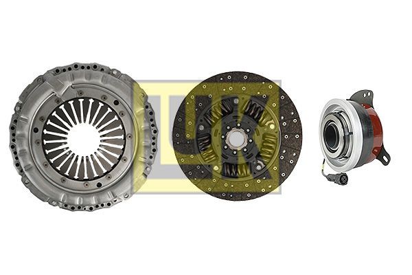LuK with central slave cylinder, with clutch disc, 430mm Ø: 430mm Clutch replacement kit 643 3424 33 buy