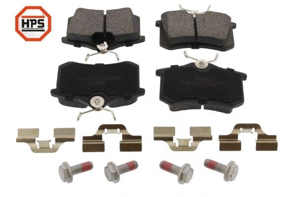 Original MAPCO Brake pad kit 6492HPS for VW PASSAT