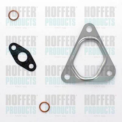 HOFFER 6500756 Mounting kit, charger MERCEDES-BENZ E-Class Saloon (W211) E 220 CDI (211.006) 150 hp Diesel 2008