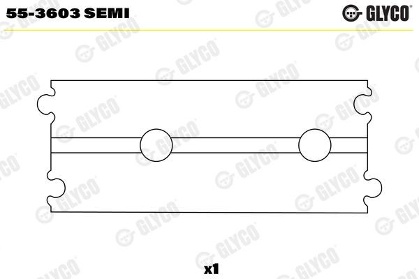 55-3603SEMI Small End Bushes, connecting rod 55-3603 GLYCO