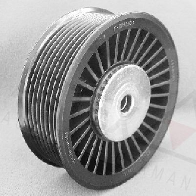 AUTEX 654091 Deflection / Guide Pulley, v-ribbed belt 1514 087