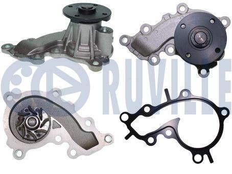 RUVILLE 65488G Water pump with belt pulley, with housing, for toothed belt drive