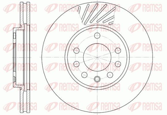KAWE Brake discs and rotors rear and front RENAULT TRAFIC Platform/Chassis (PXX) new 6584 10