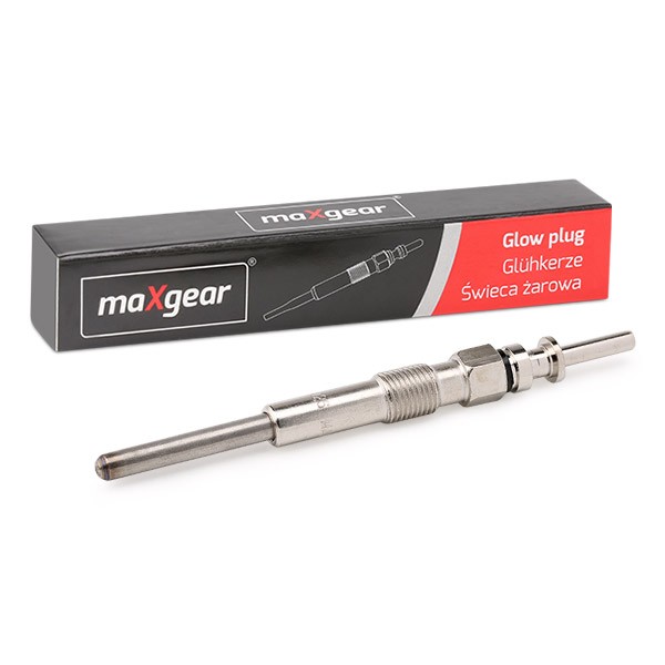 MAXGEAR 66-0026 Glow plug 11V 5A M10 x 1,0, Metal glow plug, Length: 105 mm, 17 Nm