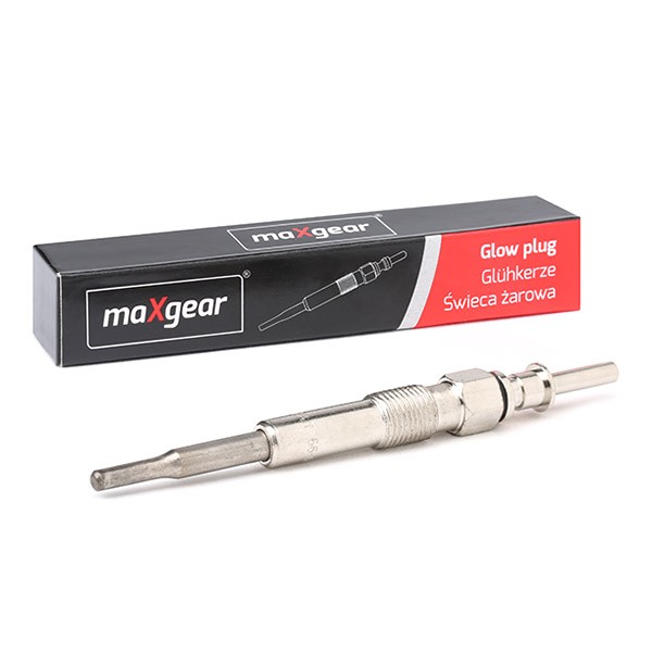 MAXGEAR 66-0042 Glow plug 5V 10A M10 x 1,0, Metal glow plug, Length: 105,5 mm, 106,5 mm, 63