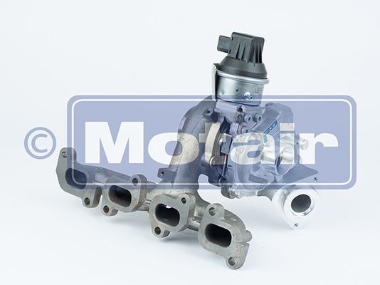 660079 Turbocharger 660079 MOTAIR Exhaust Turbocharger, Turbo with integral manifold, with oil supply line, with oil test paper set, with mounting kit, ORIGINAL TURBO-PROFI-PACKAGE