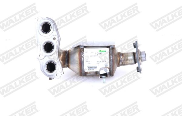 WALKER 20951 Catalytic converter 91, with mounting parts, Length: 340 mm