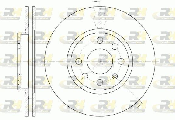 Opel ARENA Brake discs and rotors 10089788 ROADHOUSE 6611.10 online buy