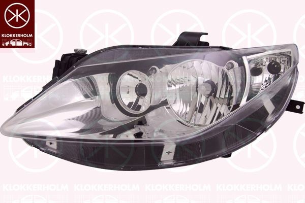 KLOKKERHOLM Left, H7/H7, with motor for headlamp levelling Front lights 66210143 buy