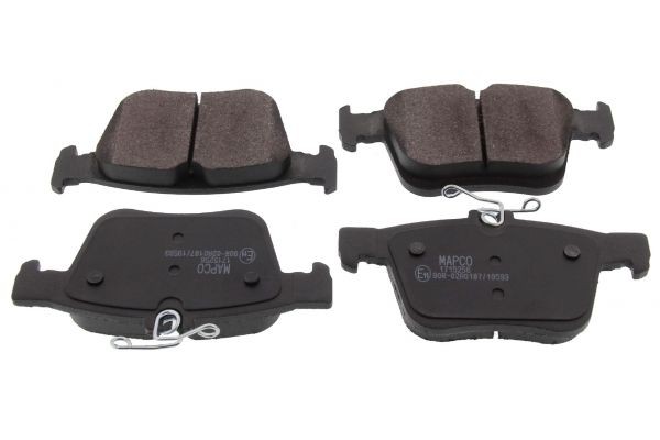 Great value for money - MAPCO Brake pad set 6629