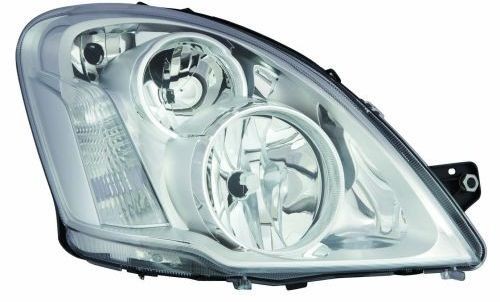 ABAKUS 663-1109LMLD-EM Headlight Left, H7, H1, W21/5W, PY21W, without bulb holder, without bulb, with motor for headlamp levelling, PX26d, P14.5s, BAU15s